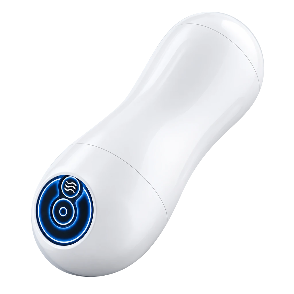 White Electric Male Masturbator